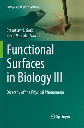 Cover image for Functional Surfaces in Biology III: Diversity of the Physical Phenomena