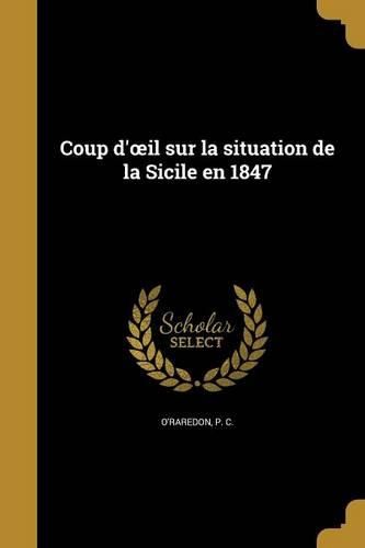 Cover image for Coup d'oeil sur la situation de la Sicile en 1847