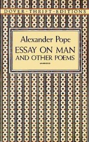 Cover image for Essay on Man and Other Poems