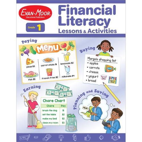 Cover image for Financial Literacy Lessons and Activities, Grade 1