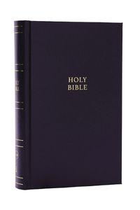 Cover image for NKJV Personal Size Large Print Bible with 43,000 Cross References, Black Hardcover, Red Letter, Comfort Print