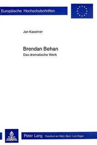 Cover image for Brendan Behan: Das Dramatische Werk