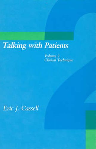 Cover image for Talking with Patients: Clinical Technique