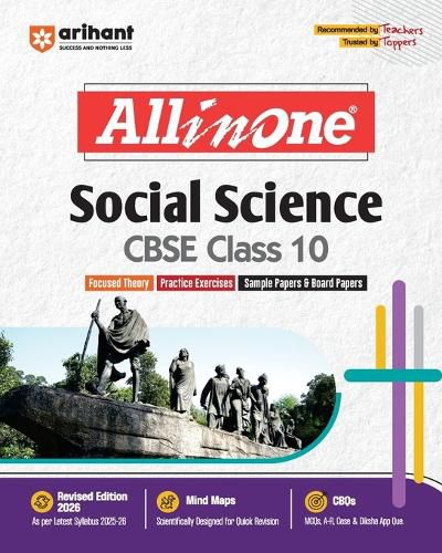 Cover image for Arihant All in One Social Science Class 10 for Cbse Exams 2025-26
