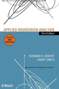 Cover image for Applied Regression Analysis