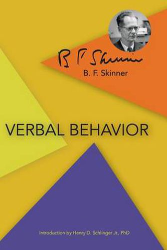 Cover image for Verbal Behavior