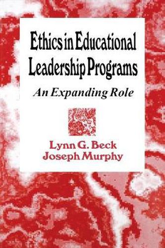 Cover image for Ethics in Educational Leadership Programs: An Expanding Role