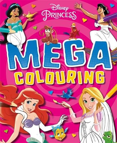 Cover image for Disney Princess: Mega Colouring