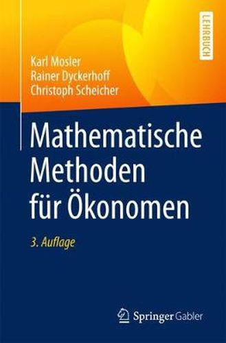 Cover image for Mathematische Methoden fur OEkonomen