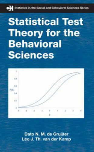 Cover image for Statistical Test Theory for the Behavioral Sciences