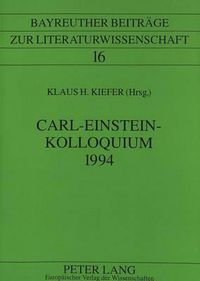 Cover image for Carl-Einstein-Kolloquium 1994