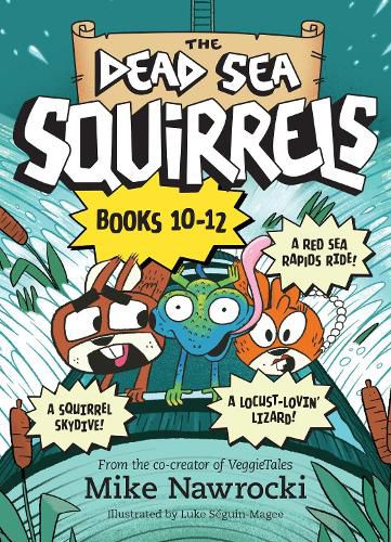 Cover image for The Dead Sea Squirrels Set Books 10--12: Risky River Rescue / A Twisty-Turny Journey / Babbleland Breakout