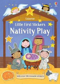 Cover image for Little First Stickers Nativity Play