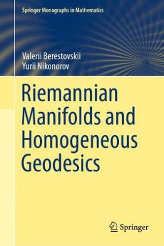 Cover image for Riemannian Manifolds and Homogeneous Geodesics