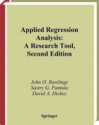 Cover image for Applied Regression Analysis: A Research Tool
