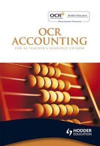 Cover image for OCR Accounting for AS: Teacher's Resource