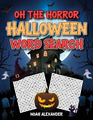 Cover image for Oh The Horror Halloween Word Search