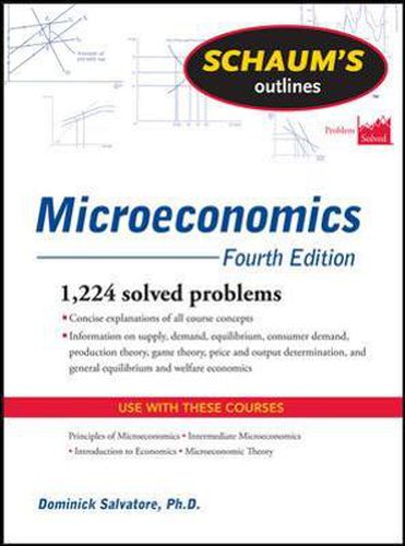 Cover image for Schaum's Outline of Microeconomics, Fourth Edition