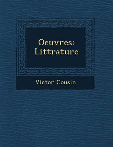 Cover image for Oeuvres: Litt Rature