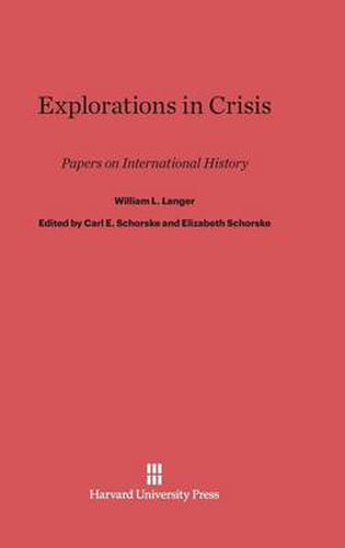 Explorations in Crisis