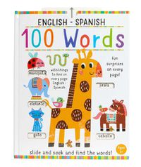 Cover image for Slide and Seek: 100 Words English-Spanish