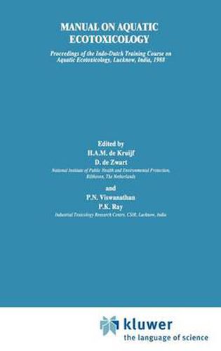 Cover image for Manual on Aquatic Ecotoxicology