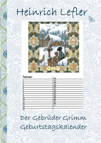 Der Gebruder Grimm Geburtstagskalender