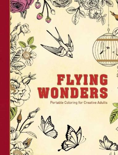 Cover image for Flying Wonders: Portable Coloring for Creative Adults