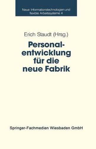 Cover image for Personalentwicklung Fur Die Neue Fabrik