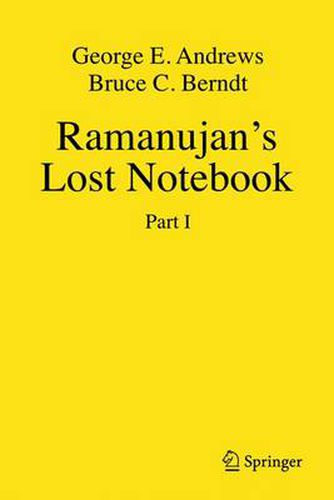 Cover image for Ramanujan's Lost Notebook: Part I