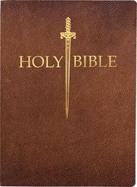 Cover image for KJV Sword Bible, Large Print, Acorn Bonded Leather, Thumb Index