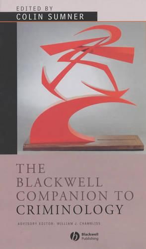 Cover image for The Blackwell Companion to Criminology