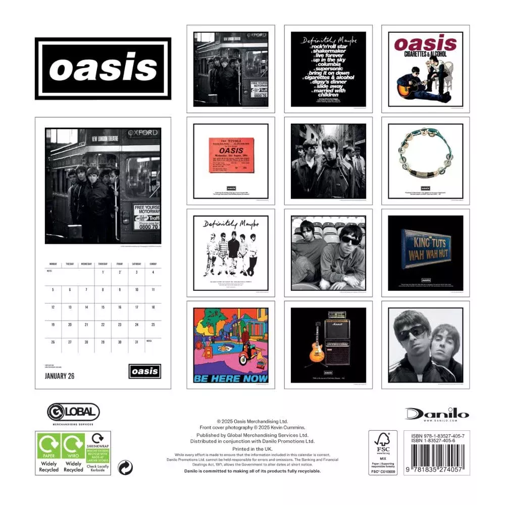2026 Oasis Wall Calendar