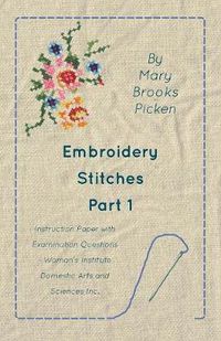 Cover image for Embroidery Stitches Part 1 - Instruction Paper With Examination Questions