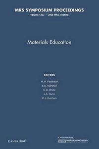 Cover image for Materials Education: Volume 1233