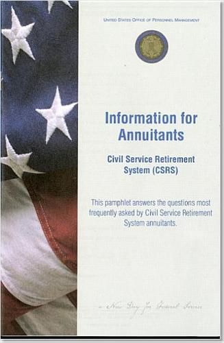 Cover image for Information for Annuitants: Civil Service Retirement System (Csrs) : Csrs