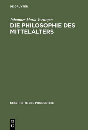 Cover image for Die Philosophie des Mittelalters