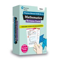 Cover image for Pearson REVISE Edexcel GCSE (9-1) Maths Higher Revision Cards (with free online Revision Guide): for home learning, 2022 and 2023 assessments and exams