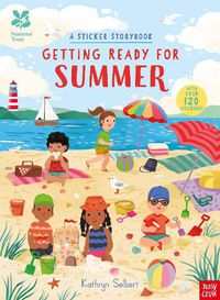 Cover image for National Trust: Getting Ready for Summer, A Sticker Storybook