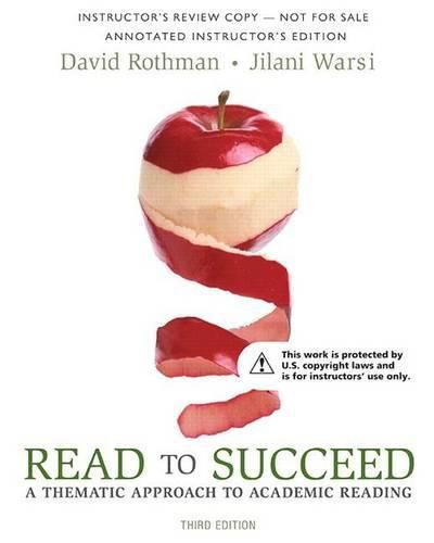 Cover image for Read to Succeed: A Thematic Approach to Academic Reading