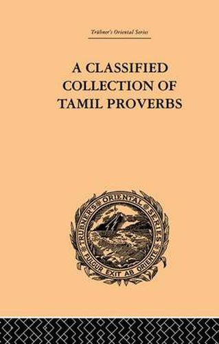 Cover image for A Classical Collection of Tamil Proverbs