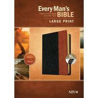 Cover image for NIV Every Man's Bible, Large Print, Black/Tan, Indexed