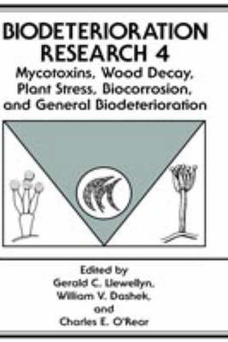 Cover image for Mycotoxins, Wood Decay, Plant Stress, Biocorrosion, and General Biodeterioration