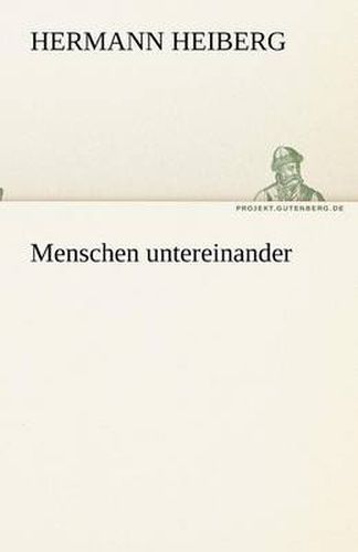 Cover image for Menschen untereinander