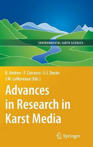 Cover image for Advances in Research in Karst Media