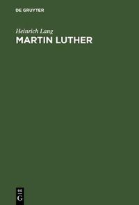 Cover image for Martin Luther