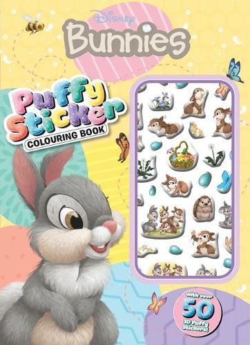 Cover image for Disney Bunnies: Puffy Sticker Colouring Book