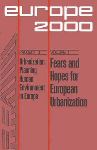 Cover image for Fears and Hopes for European Urbanization: Ten Prospective Papers and Three Evaluations