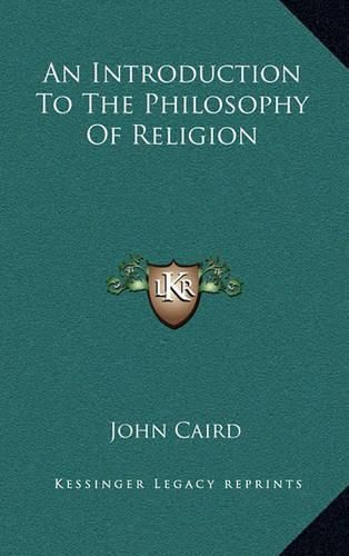 An Introduction to the Philosophy of Religion