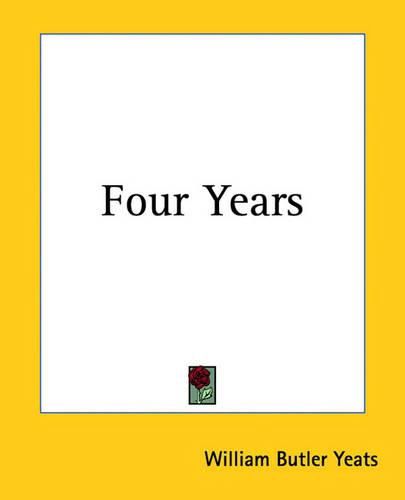 Cover image for Four Years